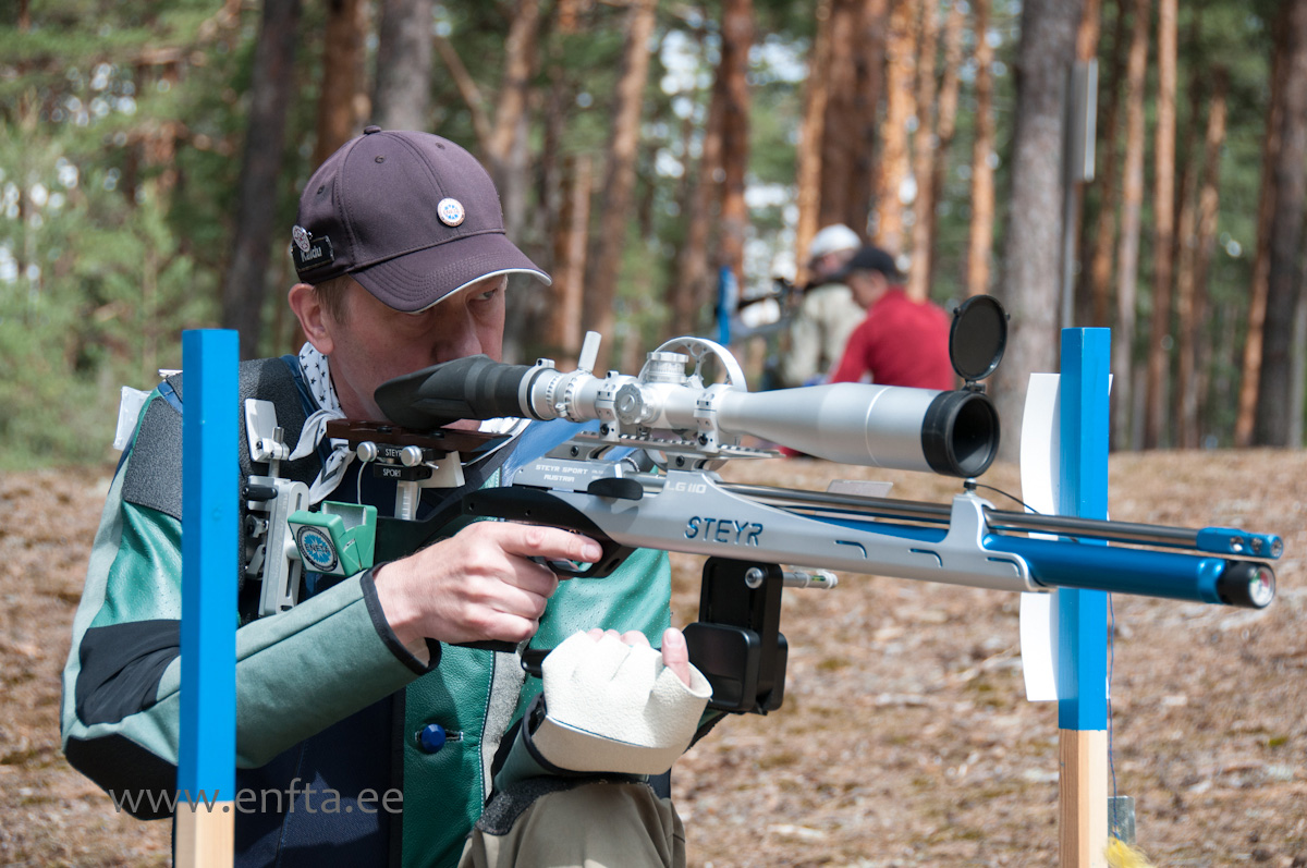 Kaidu Jalakas, Steyr LG 110 Field Target, March-X Tactical 8-80x56